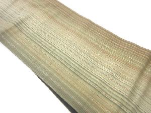 縞模様織出し名古屋帯